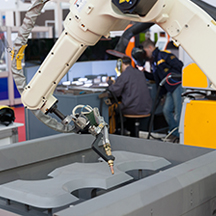 Darstellung eines Roboterarms Darstellung eines Roboterarms