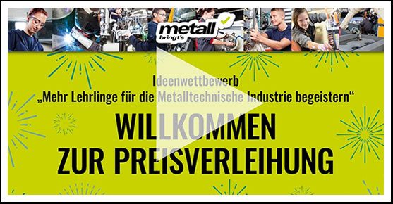 Willkommen zur Preisverleihung!